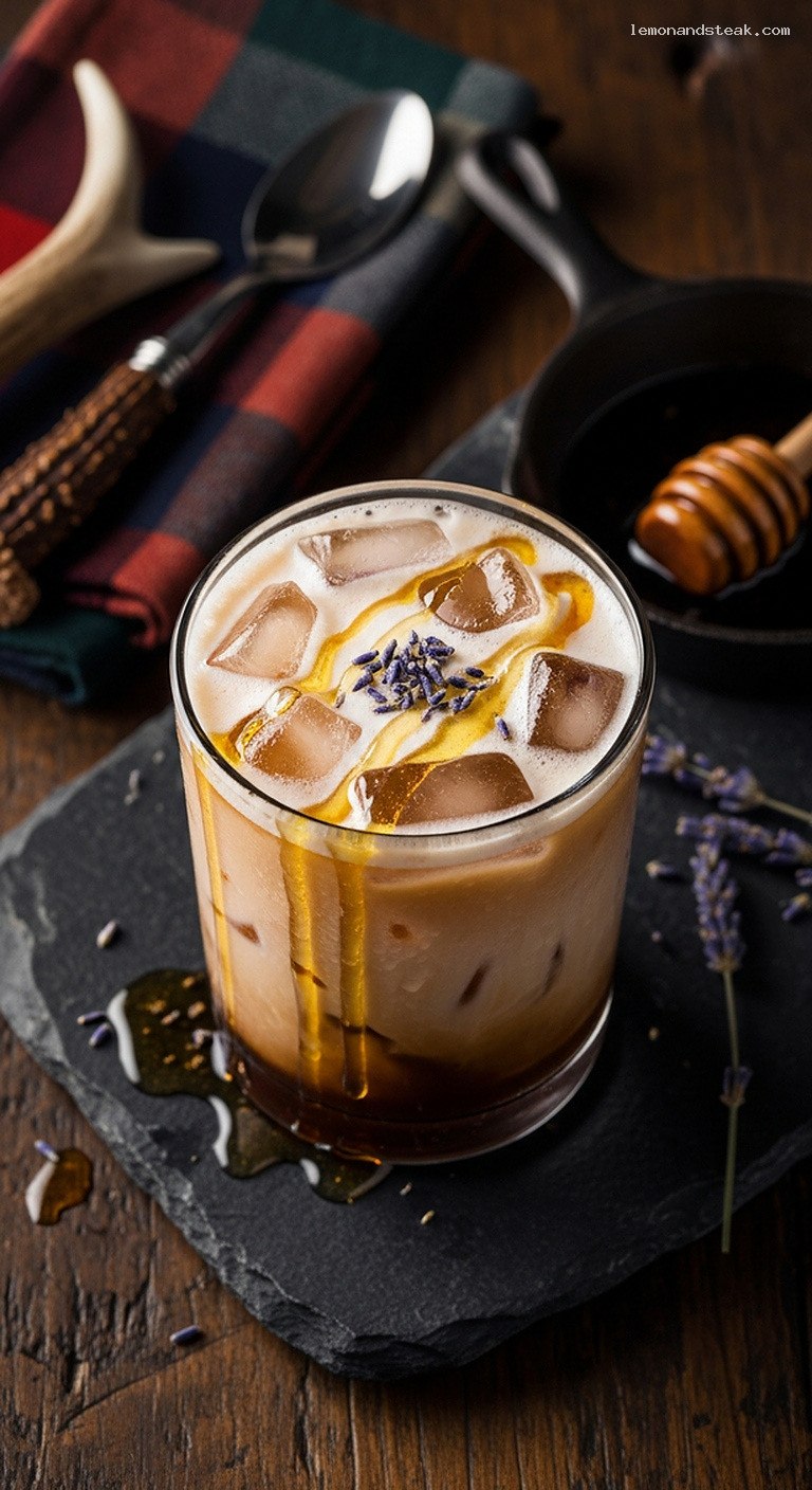 Soothing Lavender Honey Iced Latte