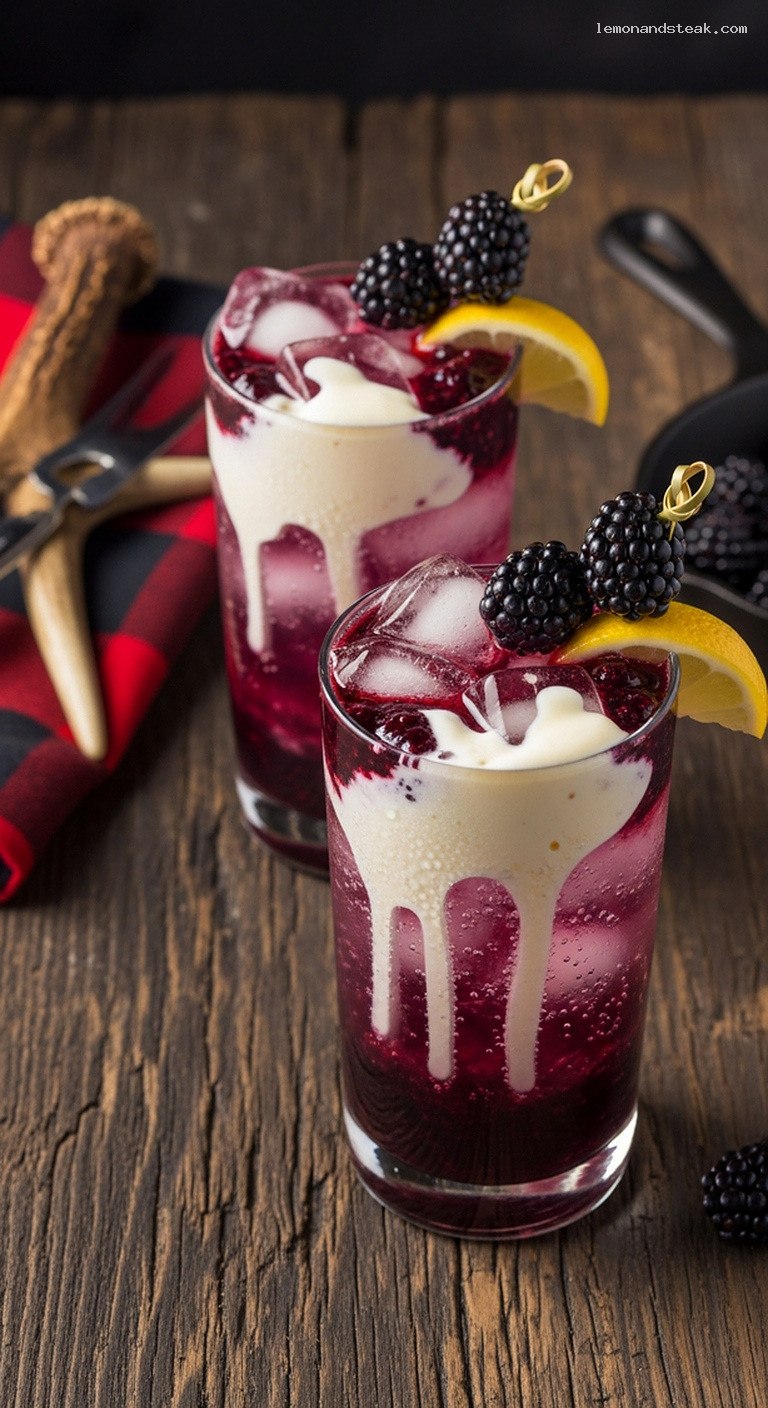 Sparkling Blackberry Vanilla Cream Soda