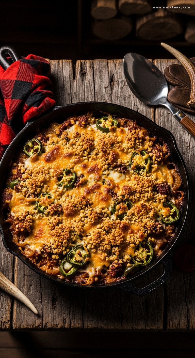 Spicy Caramelized Onion and Pepper Jack Casserole