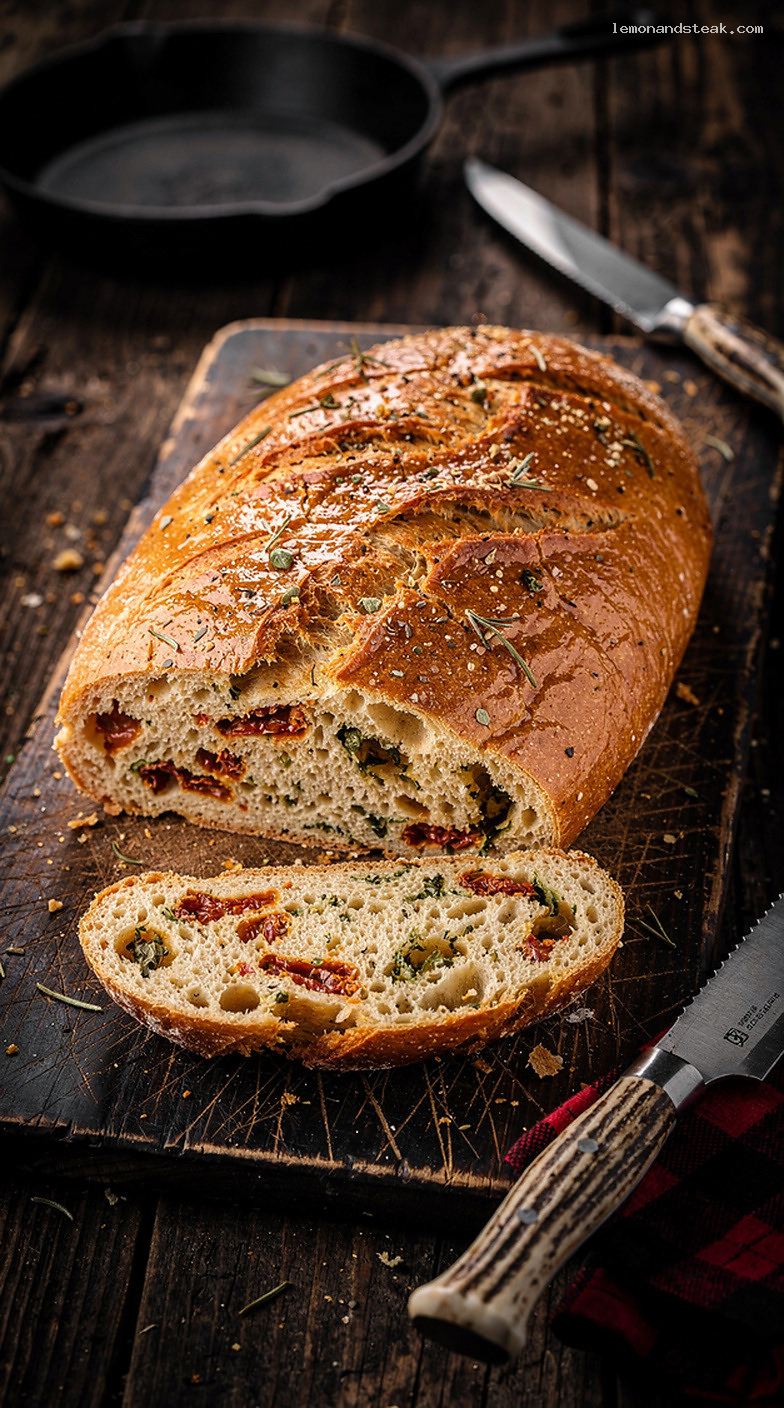 Sun-Dried Tomato and Herb Yeast Bread
