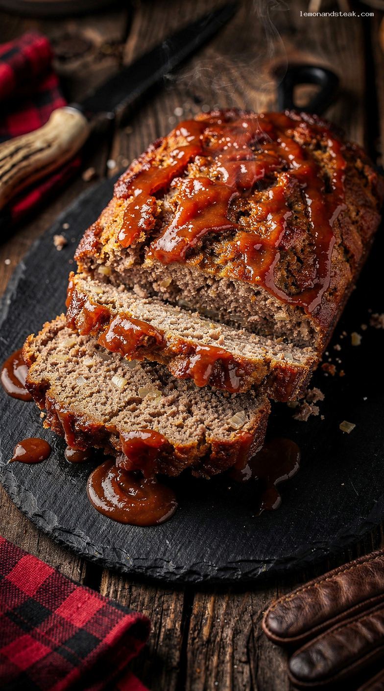 Sunday Supper Meatloaf With Worcestershire and Ketchup Glaze