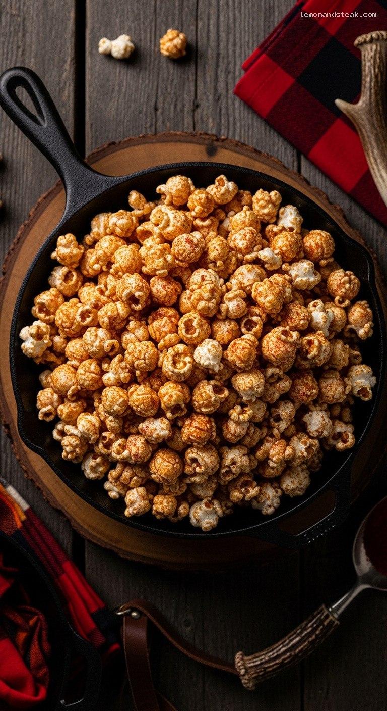 Sweet and Smoky Paprika Butter Popcorn