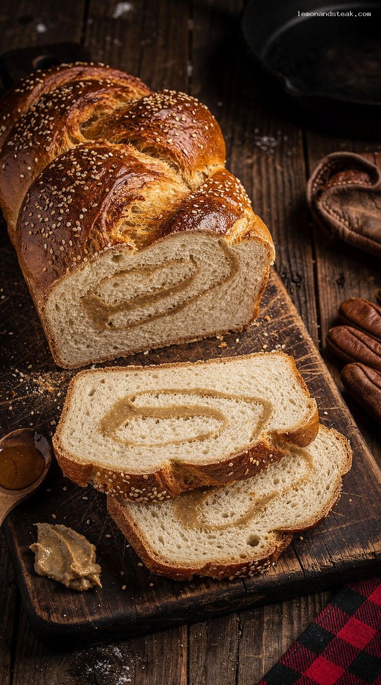 Tahini Honey Yeast Bread with Nutty Sesame Flavor