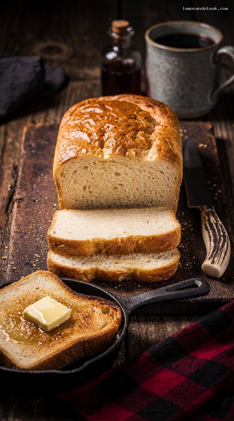 Vanilla Milk Breakfast Bread Loaf for Toasting