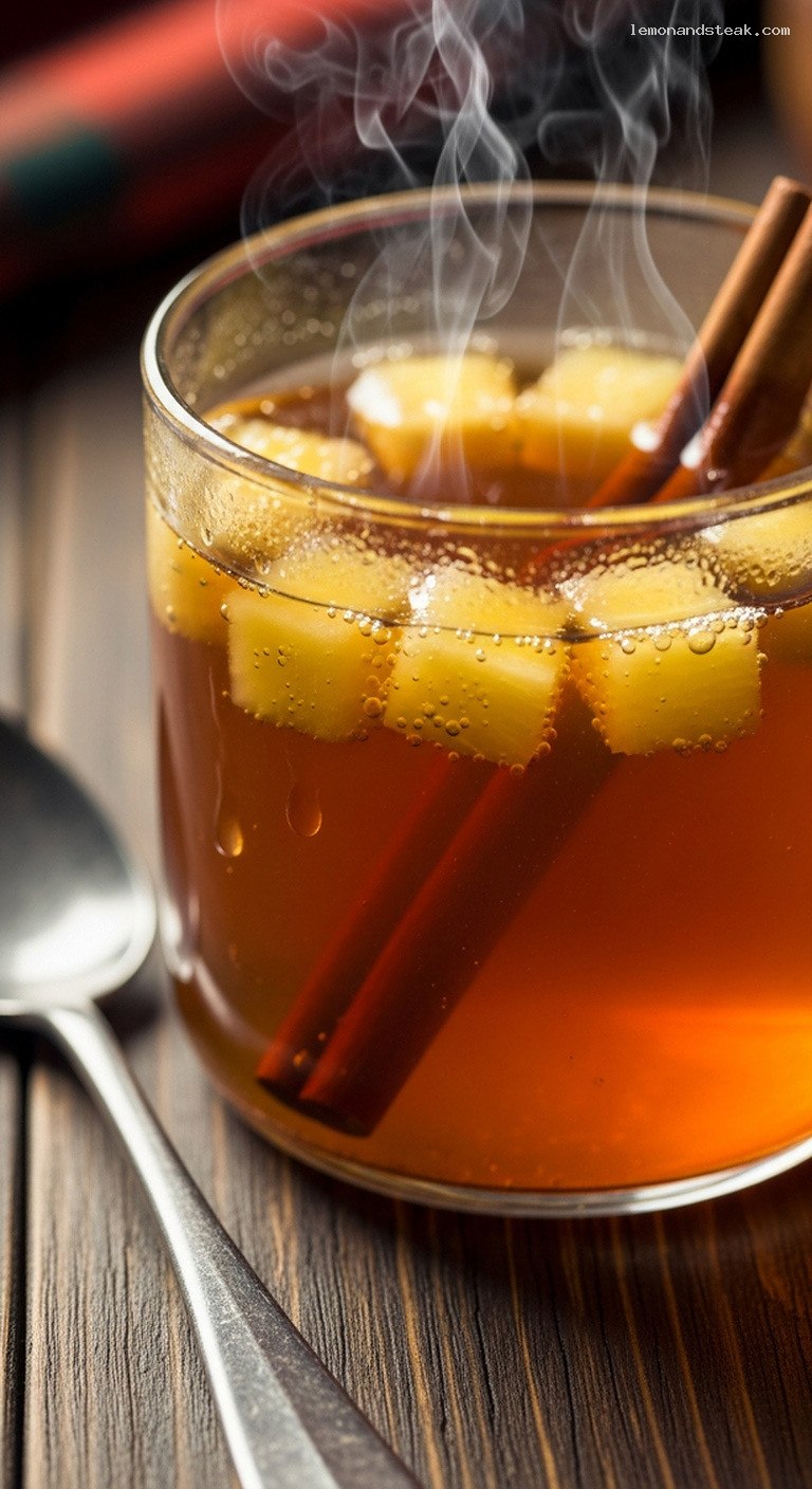 Warm Spiced Pineapple Cinnamon Black Tea – Closeup