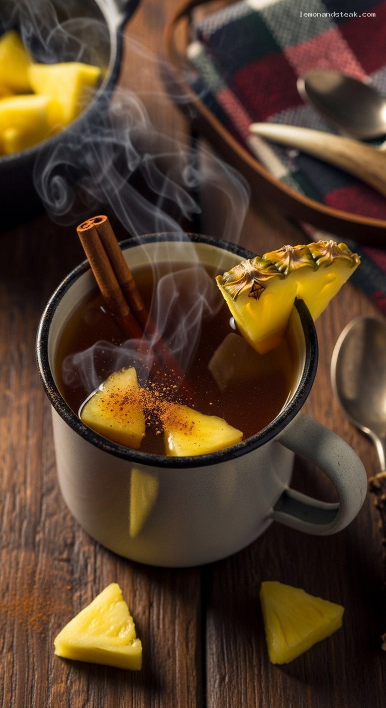 Warm Spiced Pineapple Cinnamon Black Tea