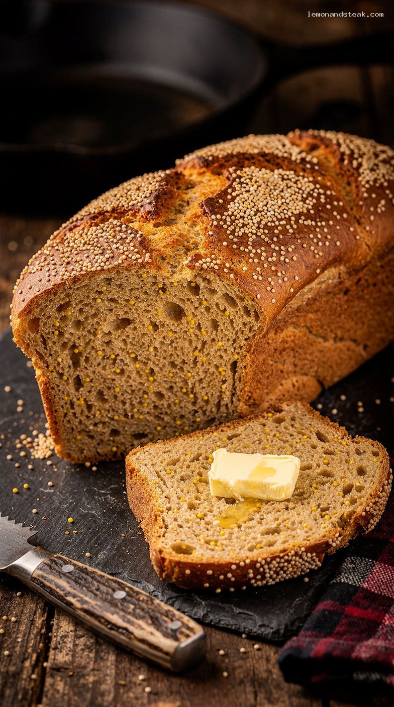 Wholesome Millet Bread With Light Nutty Flavor